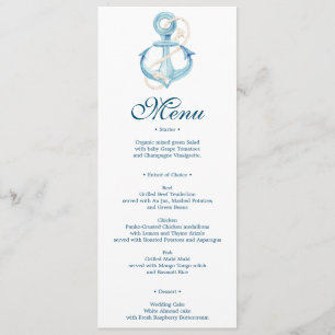 Convite Menu ou Chá de panela Náutico de Casamento de Mari