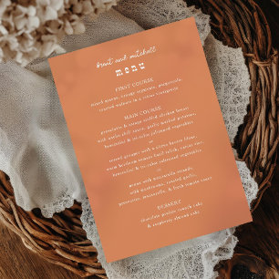 Convite Menu País Menu Menus Mínimo de Cor Sólida Janta