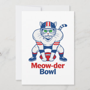 Convite Meow-der Bowl 