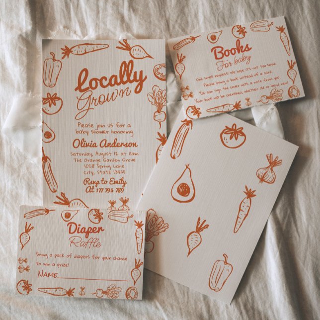 Convite Mercado de agricultores em crescimento local (Criador carregado)