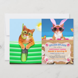 Convite Mergulhador com máscara e snorkel