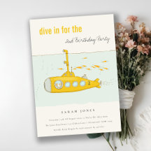 Mergulhe no Submarino Subaquático Amarelo Aniversá