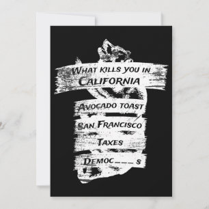 Convite Merica Humor America Funny California