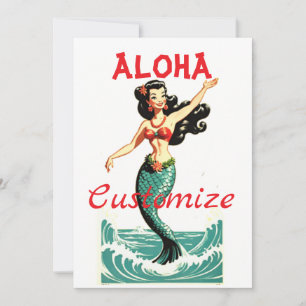 Convite Mermaid Aloha Thunder_Thunder_Cove