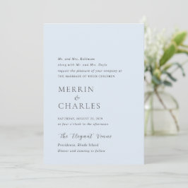 Convite Merrin Sky Elegant Wedding