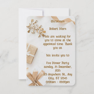 Convite Merry & Bright, Together Tonight