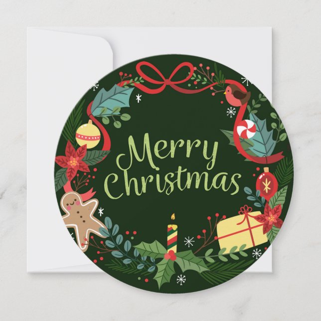 Convite Merry Christmas (Frente)