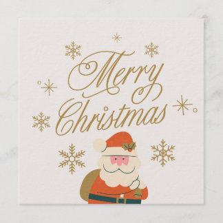 Convite Merry Christmas Invitation Card