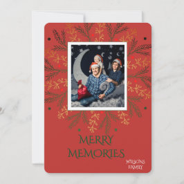 Convite Merry Christmas Personalized Holiday Card