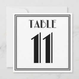 Convite Mesa Art Déco Número 11