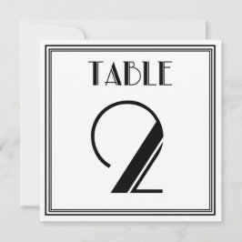 Convite Mesa Art Déco Número 2
