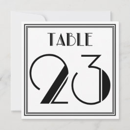 Convite Mesa Art Déco Número 23