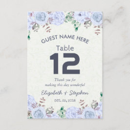 Convite Mesa de Assento de Casamento Floral Número da Tabe