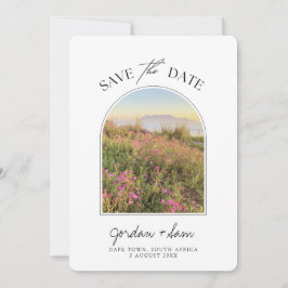 Convite Mesa de Casamento da Cidade do Cabo Montanha Salva
