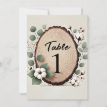 Mesa de Madeira de Eucalipto Floresta Algodão Rúst