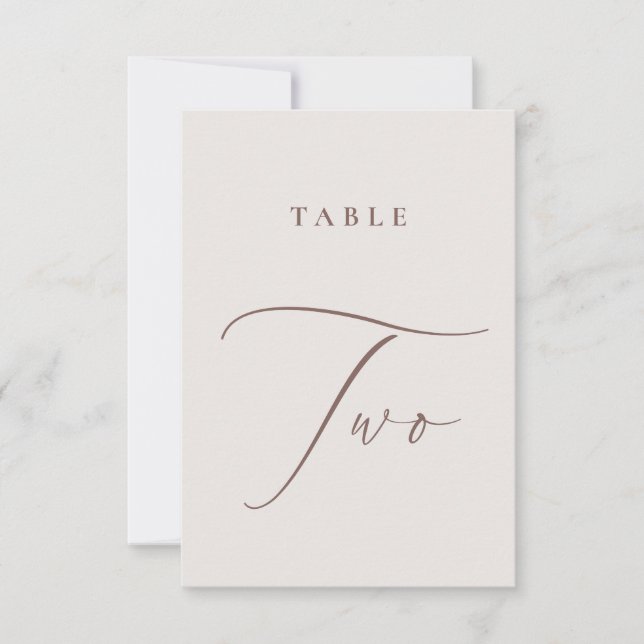 Convite Mesa de Segunda Tabela da Caligrafia Moderna (Frente)