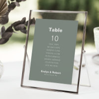 Mesa Formal Verde de Casamento 10 Gráfico de Assen