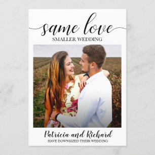 Convite Mesmo Amor Casamento Menor Reduzir Casamento