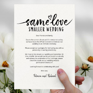 Convite Mesmo Amor Casamento Menor Reduzir Casamento