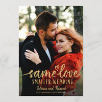 Mesmo Amor Coração Fofo Reduzir Foto de Casamento