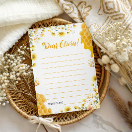 Convite Message for the Future Bee Time Capsule