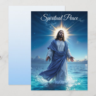 Convite Messias Jesus Cristo graça e serenidade arte