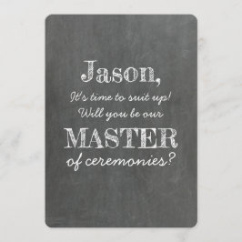 Convite Mestre Engraçado das Cerimônias
