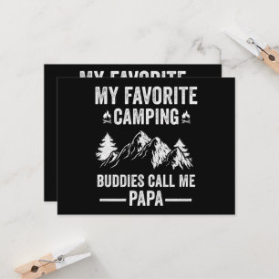 Convite Meu Acampamento Favorito - Amigos Me Chamam de Pap