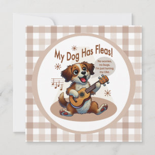 Convite Meu Cachorro Tem Uma Música De Ajuste De Fleas Uku