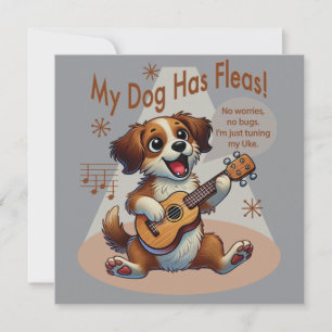 Convite Meu Cachorro Tem Uma Música De Ajuste De Fleas Uku