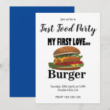 Meu Hambúrguer de Fast Food da Primeira Paixão