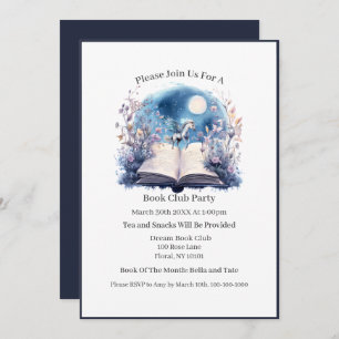 Convite Meu Lugar Feliz É... Book Club