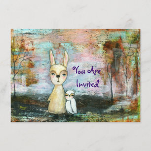 Convite Meu melhor amigo você é pintura original convida