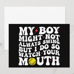 Convite Meu Menino Pode Não Balançar Sempre Mas Eu Balanço