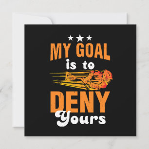 Convite Meu Objetivo É Negar Seu Lacrosse