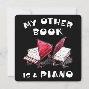 Convite Meu Outro Livro É Um Piano, Para Músico De Teclado
