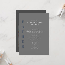 Convite Meu Pai, Meu Dia de os pais Super Herói Brunch