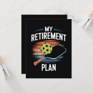 Convite Meu Plano de Aposentadoria Jogador de PickleballMe