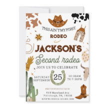 Meu Segundo Aniversário Rodeo Selvagem Oeste