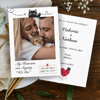 Convite Meus Humanos estão dizendo que fazemos fotos de ga