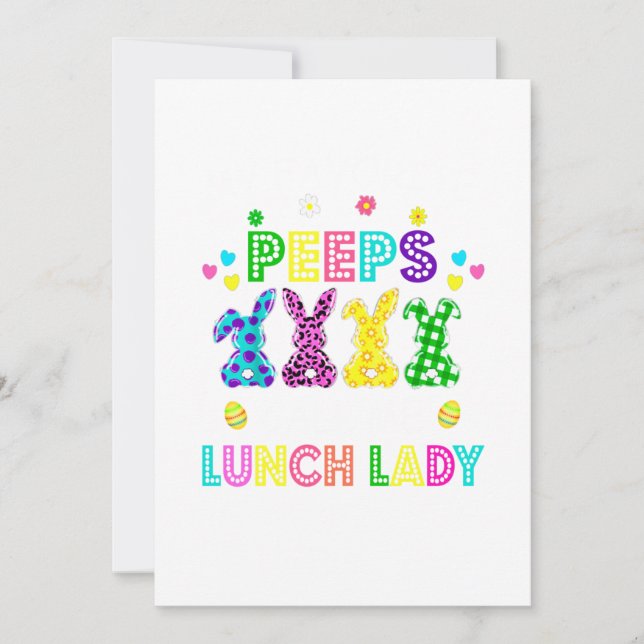 Convite Meus Povos Favoritos Me Chamam De Páscoa De Almoço (Frente)