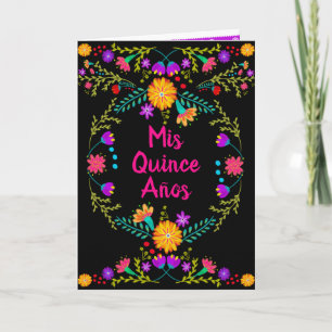 Convite Meus Quinze Anos Festa Preta Mexicana Quinze Anos