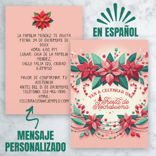 Convite Mexicano Festa de Nochebuena