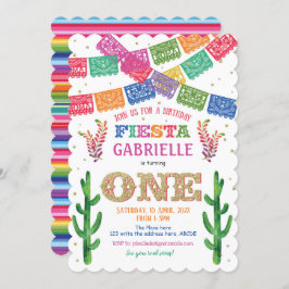 Convite Mexicano, Fiesta Primeiro Aniversário, Rapariga An