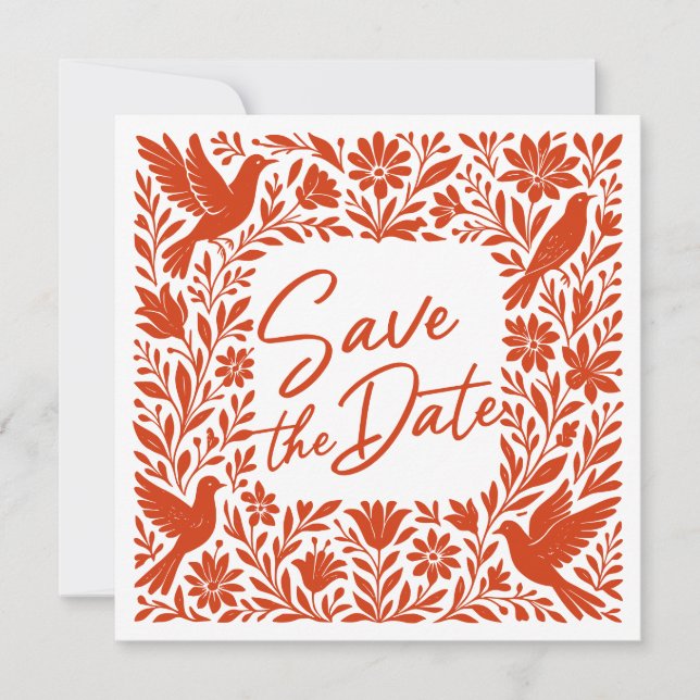 Convite Mexicano Otomí Tenango Talavera Salve a Data (Frente)