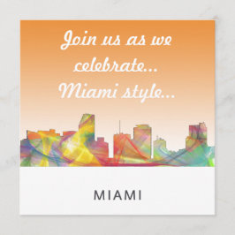 CONVITE MIAMI FLORIDA SKYLINE WB1
