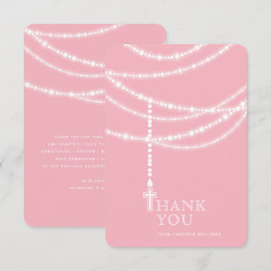 Convite Miçangas Rosárias Elegantes E Religiosas Cruzada