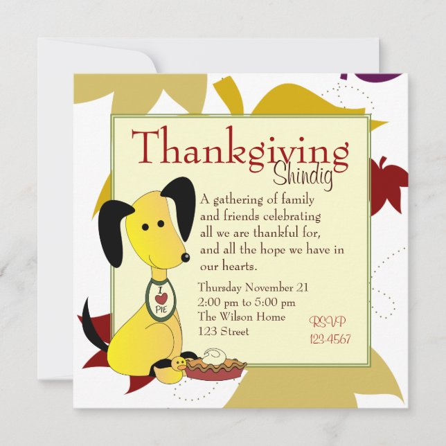 Convite Mick e Henry Love Pie (Frente)