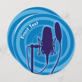 Convite Microfone Studio