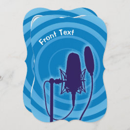 Convite Microfone Studio